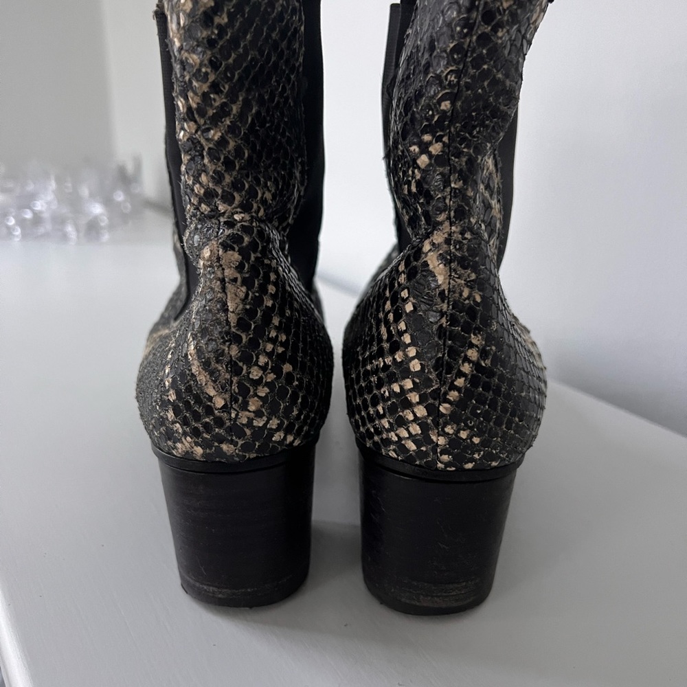 Chic Isabela Marant Danae Python Bootie - image 8